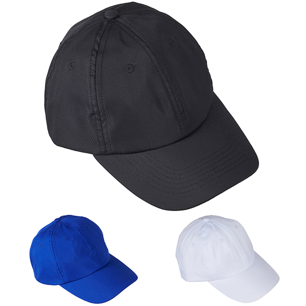 שלוש כובעים בצבעים שחור לבן וכחול