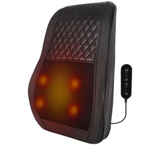 כרית עיסוי שיאצו מחממת 4 ראשי עיסוי מסתובבים ו-3 דרגות מהירות דגם 5404